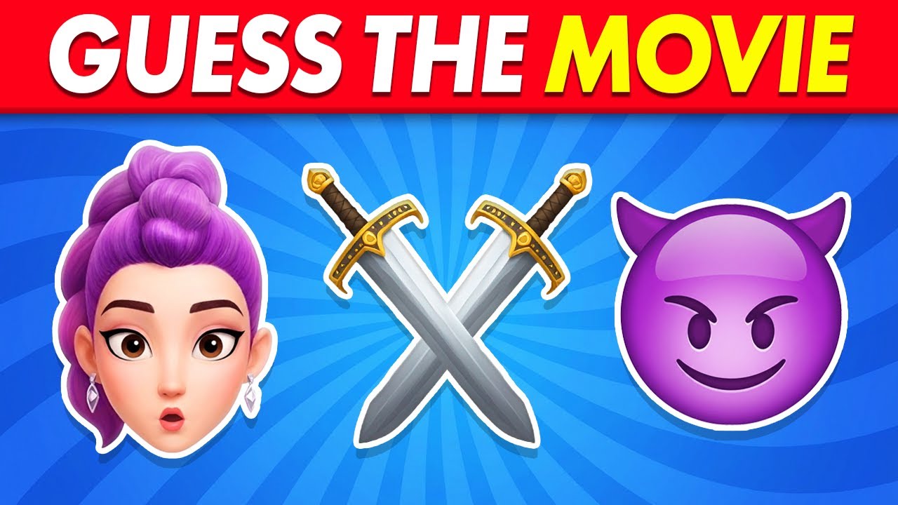Guess The MOVIE By Emojis and Songs Quiz 🍿🎶 Zootopia, Elsa, Stitch, Moana, Kpop Demon Hunters