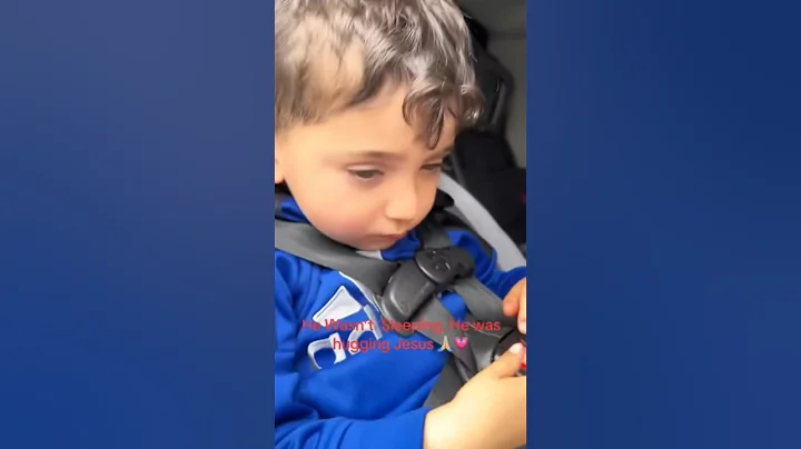 Kid CAUGHT Hugging Jesus!! 😲😆#Jesus #kids #family #christian #funny #short