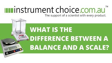What is the Difference Between a Balance and a Scale?