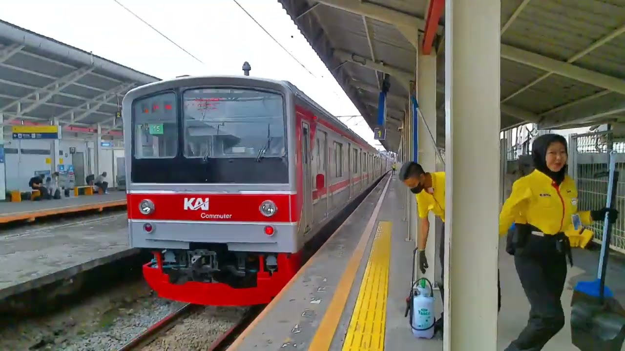 Stasiun Bojong gede,kompilasi kereta krl commuter Line JR 205 ,cli 125