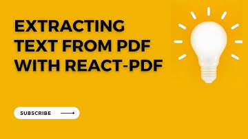 PDF Text Extraction Tutorial using React PDF | Step by Step Guide