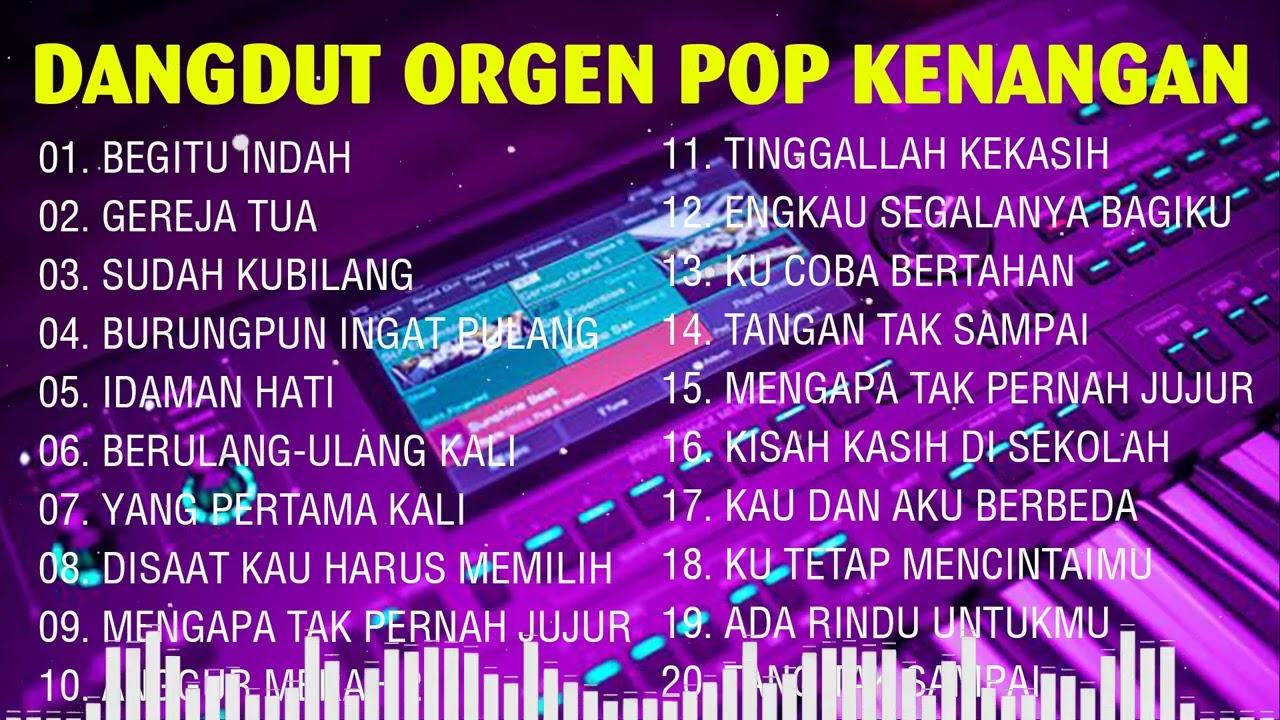 DANGDUT NOSTALGIA POP POPULER ~ LAGU JADUL MEMANG KEREN
