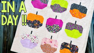 Poison Apple | Fat Quarter Pattern | Big Quilt Blocks | Quick and Easy