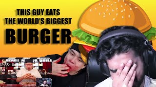 This guy ate 20000 calories HEART ATTACK BURGER | Reacting to Matt Stonie