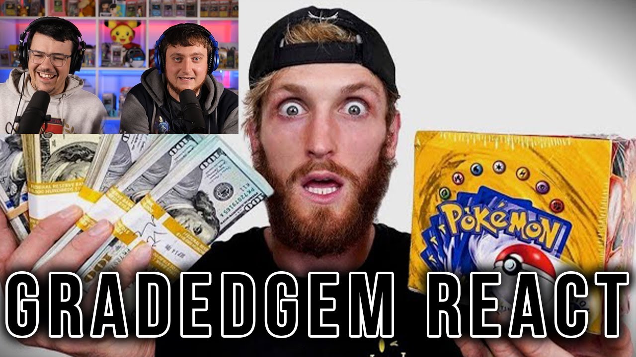 Live React to Logan Paul Buying $200k Base Set 1st Edition ...