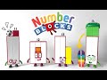 Numberblocks 11, 12, 13, 14 Action Figure Pack | Learn To Count with Numberblock Math Link Cubes