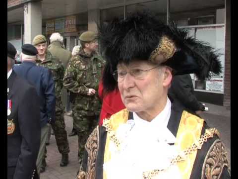 Mercian Regiment Soliders March Through Hanley To ...