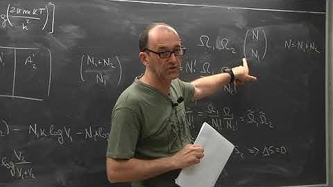 Statistical Mechanics - Lecture 17 of 29