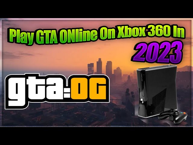 GTA V ONLINE XBOX 360 EM 2023 