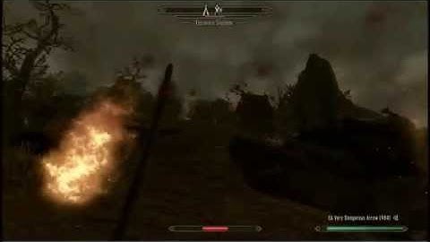 Extreme Skyrim Mod Trailer - Ridiculously Explosive Arrows
