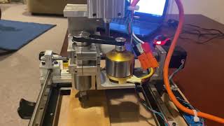 Portable CNC Vcarving with brushless motor