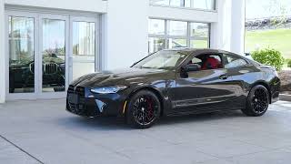 2024 BMW M4 Competition in Black Sapphire Metallic!