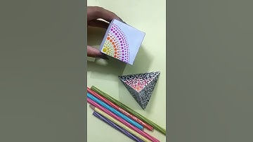 Platonic solid decorating ideas |Cube| Tetrahedron | Dodecahedron