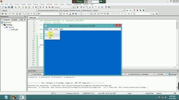 win32 : Codeblock : How to create menu item