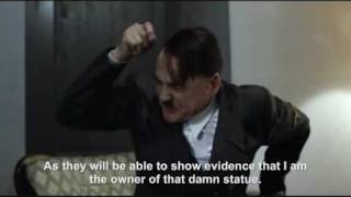 Hitler's Milan Cathedral statue is stolen and thrown at Berlusconi