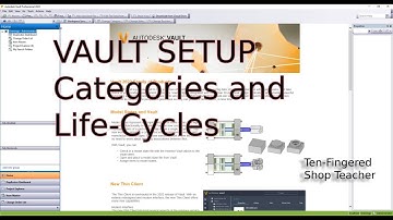 Autodesk Vault Pro: Categories and Lifecycles