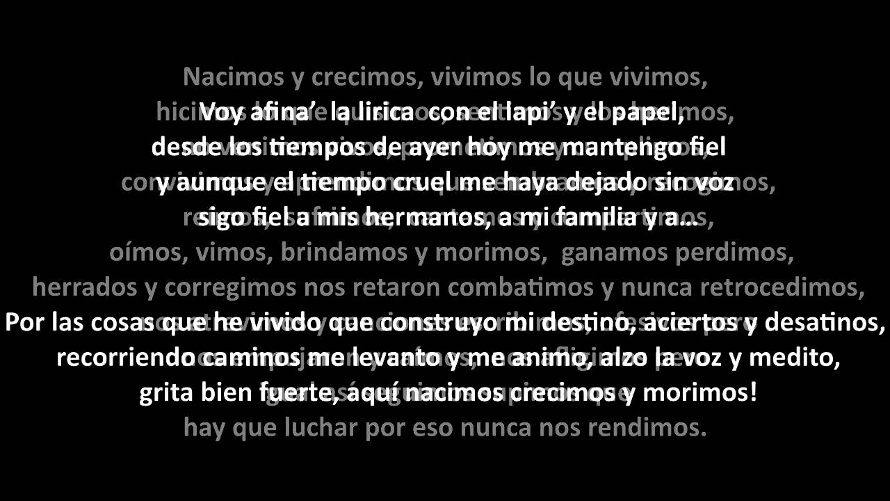 Canserbero y sus hermanos - La hermandad (Lyrics)