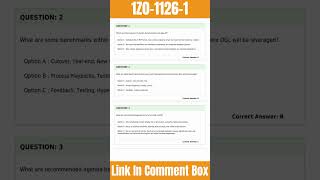 1Z0-1126-1 Exam Questions | Oracle Guided Learning Project Management Foundations Associate - Rel 1