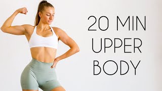 15 MIN UPPER BODY WORKOUT - No Equipment (Back, Arms, Chest, Shoulders) 