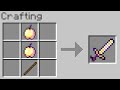 Minecraft UHC but you can craft a sword out of any block...