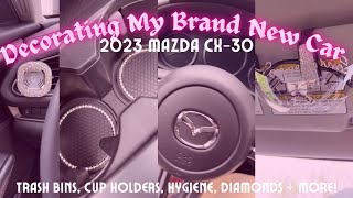 Decorate my 2023 MAZDA CX30 with me! *CAR TOUR*