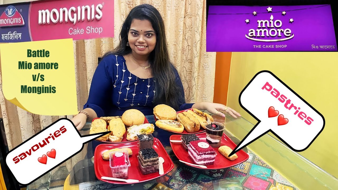 Mio amore Vs Monginis💥 কে জিতলো? Chicken burger এ বাসি chicken পেলাম 🤢