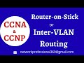 Inter VLAN Routing or Router on a Stick Explained | Concept &amp; Configuration | CCNA Routing &amp; Switch