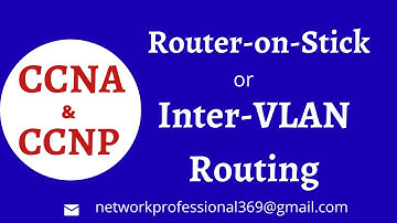 Inter VLAN Routing or Router on a Stick Explained | Concept & Configuration | CCNA Routing & Switch