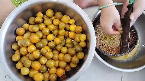 Cách làm tắc xí muội giải khát, chữa cảm lạnh và trị ho