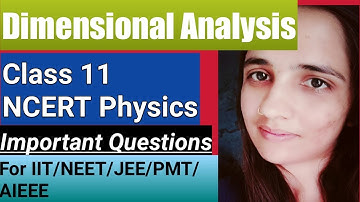 METHODS (TRICKS) to WRITE DIMENSIONAL FORMULA in PHYSICS | DIMENSIONAL Analysis Class11 Physics