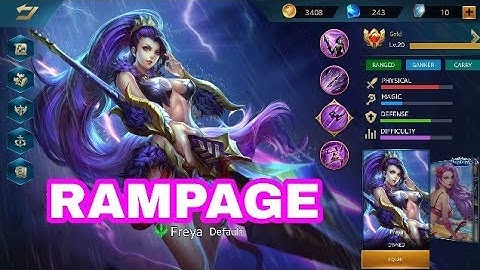 Heroes evolved freya rampage