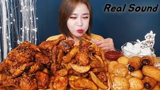 [Sub]/ [ chicken ] [ Cheeseball ] [ Snacks ] /Mukbang eating show yummy