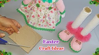 DIY Easy  Easter Bunny making idea from waste Plastic Bottle | DIY Easy Easter craft idea 🐰15