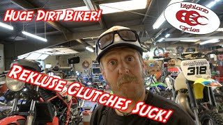Rekluse Auto Clutches Huge Dirt Biker