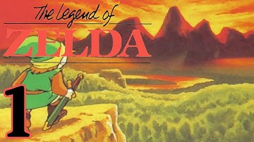 NES Legend of Zelda 100% Walkthrough - Part 1/12 - Items before 1st dungeon (Commentary)