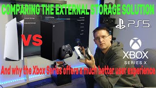 External Storage Solution - PS5 vs Xbox Series  - Why the Xbox Series offers a much better solution