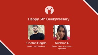 5 Years Work Anniversary | GeekyAnts