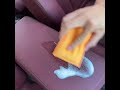 Lucullan White/Orange Scrub Ninja Interior Scrubbing Sponge (5”x3”)