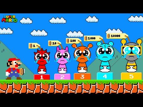 Blue Mario: Super Mario Bros. But Mario Can Buy Baby Sprunki