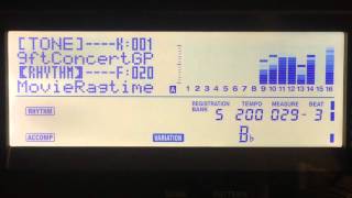 Movie Ragtime Casio Ctk Wk User Rhythms Arranged By Kris Nicholson