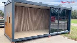 20' x 8'' Mobile Office - Elegant City Cabin