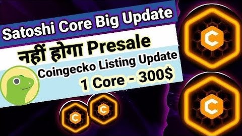 core mining new update | satoshi core mining new update | satoshi core new update | @subhukitech