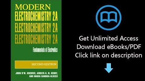Modern Electrochemistry 2A: Fundamentals of Electrodics
