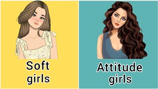 Soft girls 😍 Vs Attitude girls 🤩 : dress 👗, DP 🤷🏻‍♀️, ring 💍 etc,............... screenshot 4