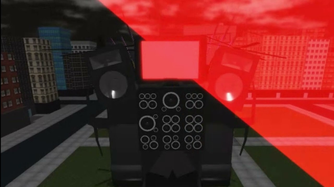 Cinema man red screen test for Skibidittack