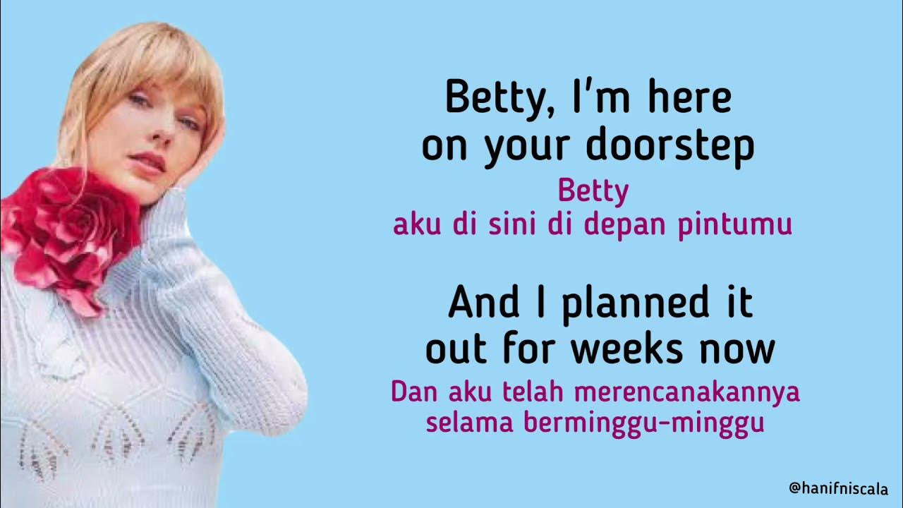Taylor Swift - Betty | Lirik Terjemahan Taylor Swift - Betty | Lirik Terjemahan