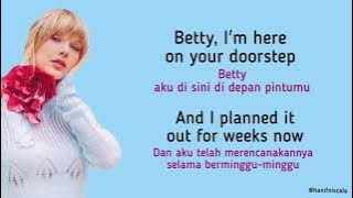 Taylor Swift - Betty | Lirik Terjemahan