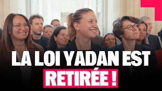 URGENT | La loi Yadan est retirée !