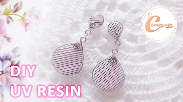 UV レジン | DIY UV Resin Craft & Accessories |No mold Make your own Bezel Frame | Step By Step Tutorial