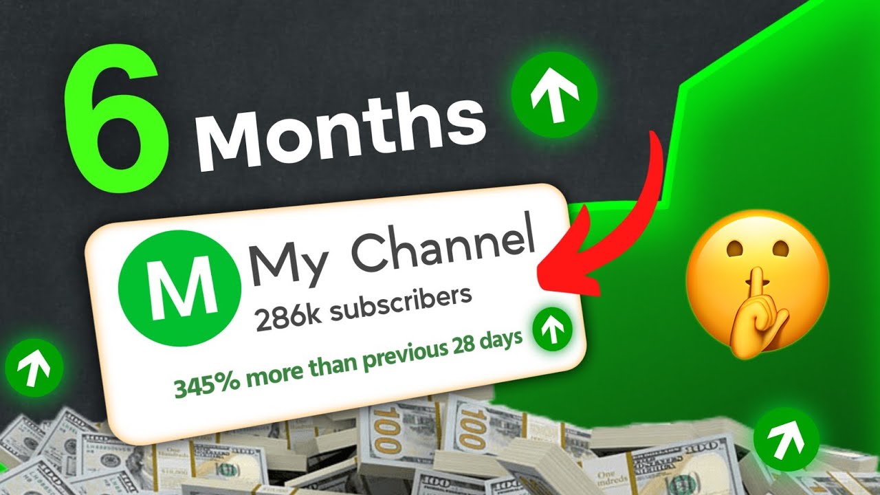 How I got 286k Subscribers & 110 Million Views in Just 6 Months - YouTube